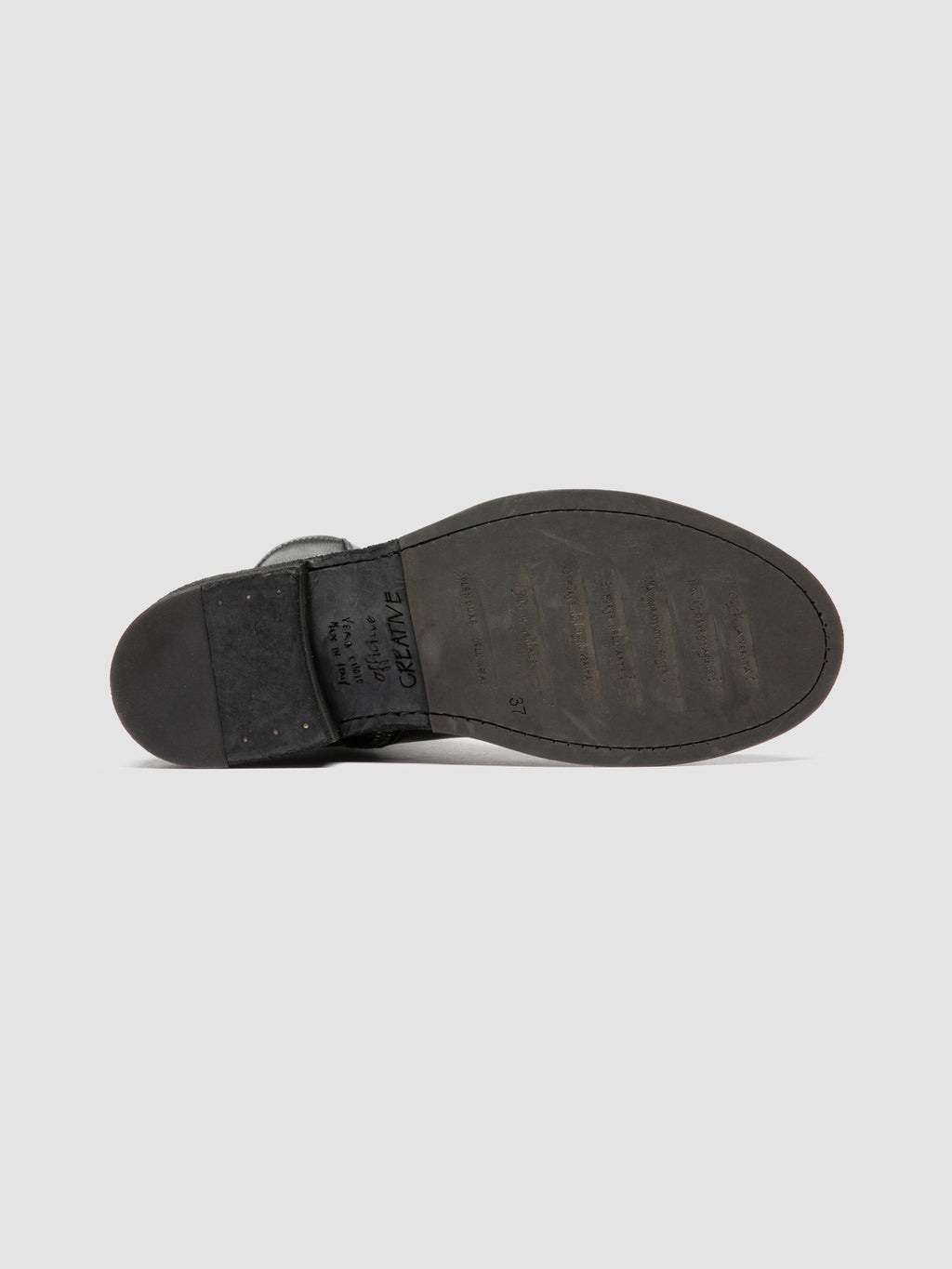 LEGRAND 171 - Schwarze Lederstiefel mit Reißverschluss - image 5,side view