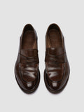 LEXIKON 140 - Dark Brown Leather Penny Loafers - thumb image 2,side view