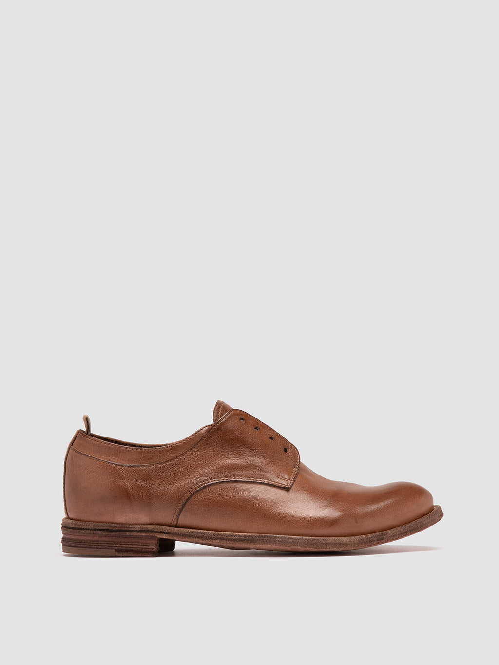 LEXIKON 501 - Brown Leather Derby Shoes - image 1,side view