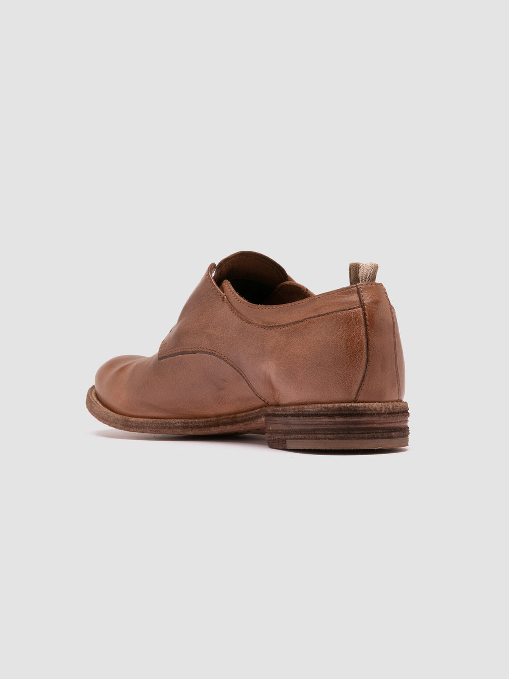 LEXIKON 501 - Brown Leather Derby Shoes - image 4,side view