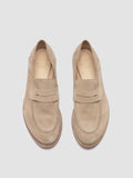 LEXIKON 516 - Beige Suede Loafers - thumb image 2,side view