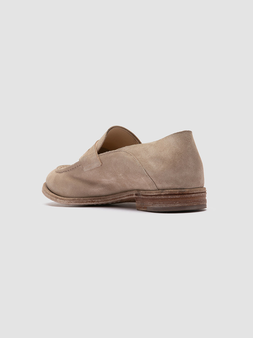 LEXIKON 516 - Beige Suede Loafers - image 4,side view