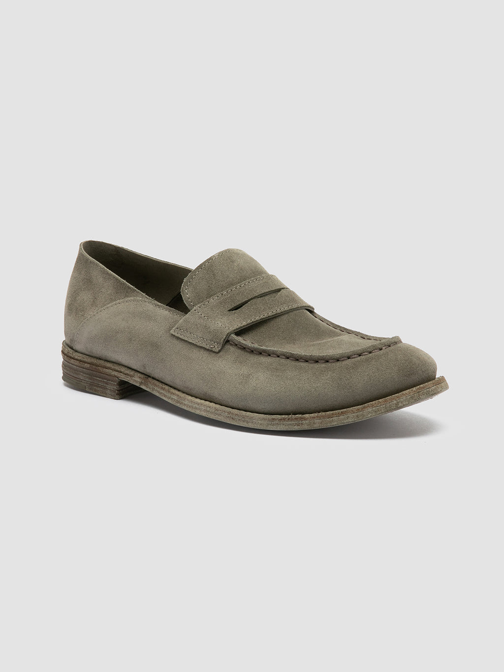 LEXIKON 516 - Grüne Slipper aus Wildleder - image 3,side view
