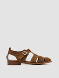 LEXIKON 536 - braune Sandalen aus Wildleder - thumb image 1,side view