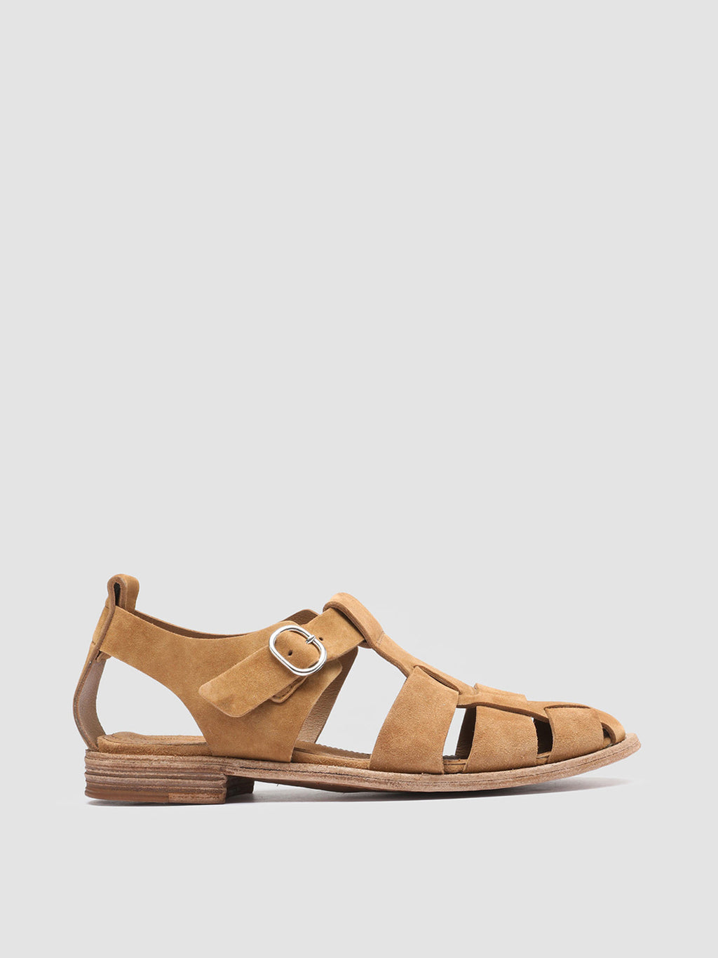 LEXIKON 536 - Brown Suede Sandals - image 1,side view