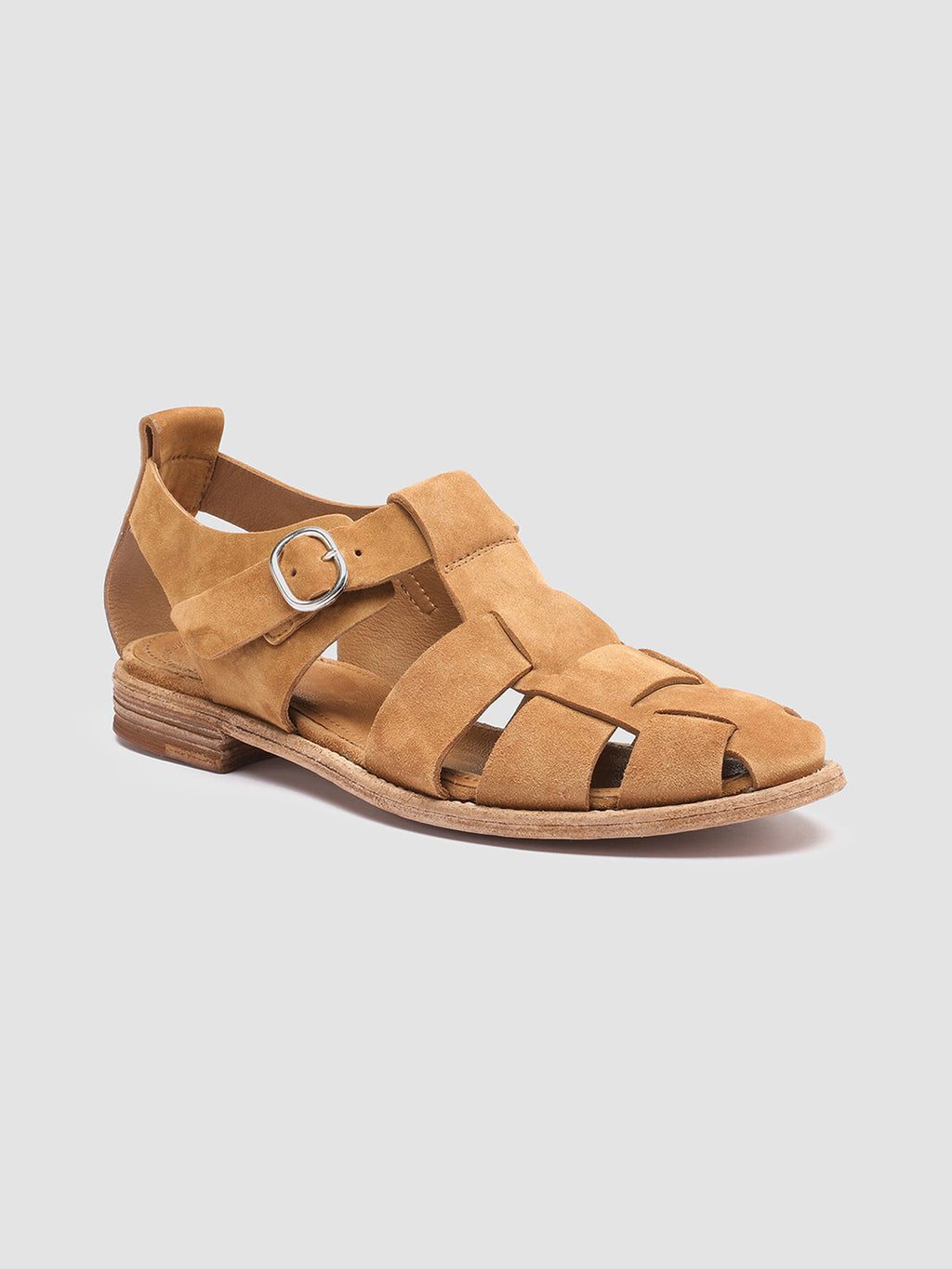 LEXIKON 536 - Brown Suede Sandals - image 3,side view
