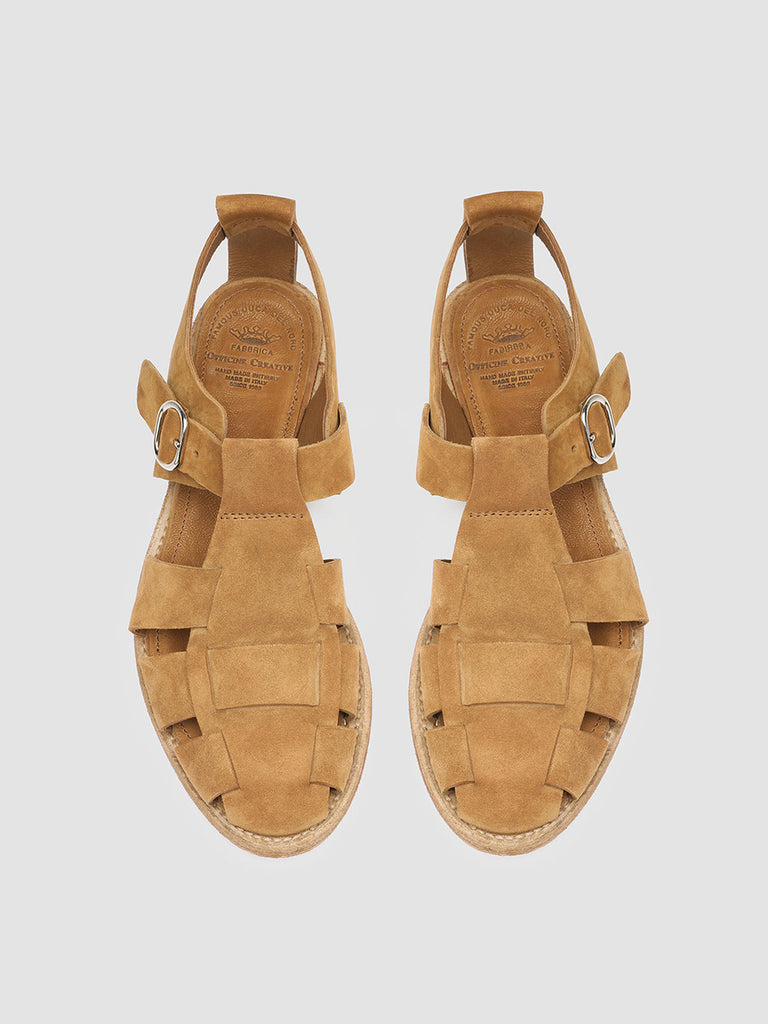 LEXIKON 536 - Brown Suede Sandals-hover