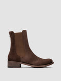 LISON 017 - Brown Suede Chelsea Boots - thumb image 1,side view