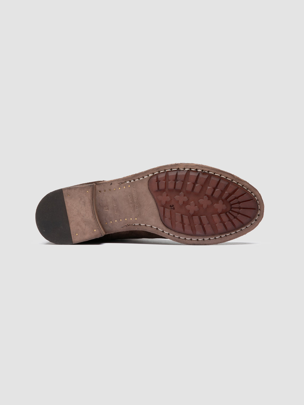 LISON 017 - Brown Suede Chelsea Boots - image 5,side view