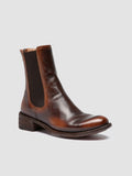 LISON 017 - Braune Chelsea-Stiefel aus Leder - thumb image 3,side view