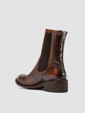 LISON 017 - Braune Chelsea-Stiefel aus Leder - thumb image 4,side view