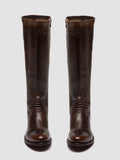 LISON 035 - Braune Stretch-Lederstiefel - thumb image 2,side view