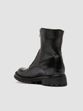 LORAINE 026 - schwarze Lederstiefel mit Reißverschluss - thumb image 4,side view