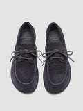LOVE 101 - blaue Bootsschuhe aus Wildleder - thumb image 2,side view