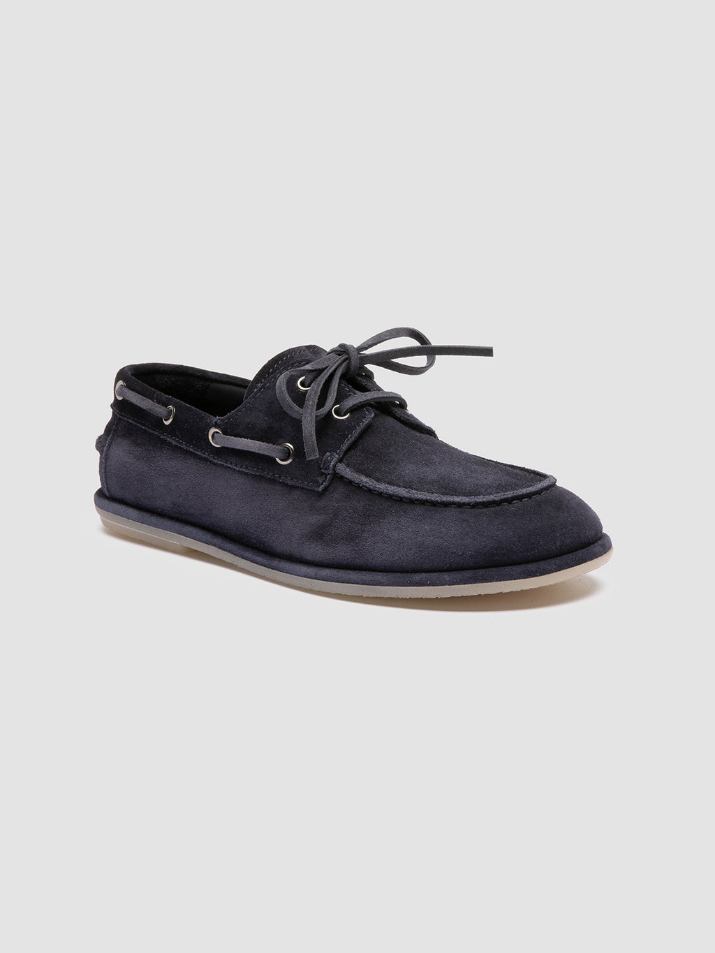 LOVE 101 - blaue Bootsschuhe aus Wildleder - image 3,side view