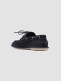 LOVE 101 - blaue Bootsschuhe aus Wildleder - thumb image 4,side view