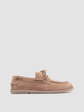LOVE 101 - Taupe Suede Boat Shoes - thumb image 1,side view