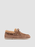 LOVE 103 - Brown Suede Boat Shoes - thumb image 1,side view