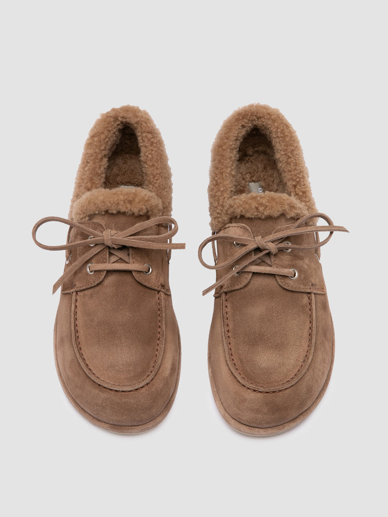LOVE 103 - Brown Suede Boat Shoes Officine Creative - 2