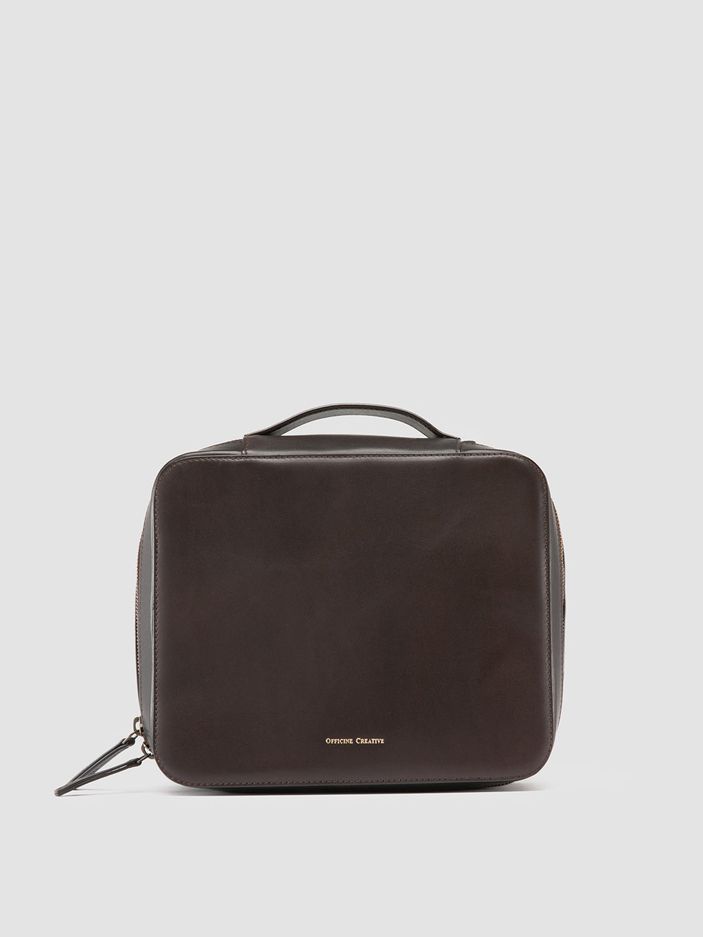 REISEETUI - braune mittelgroße Tasche - image 1,side view