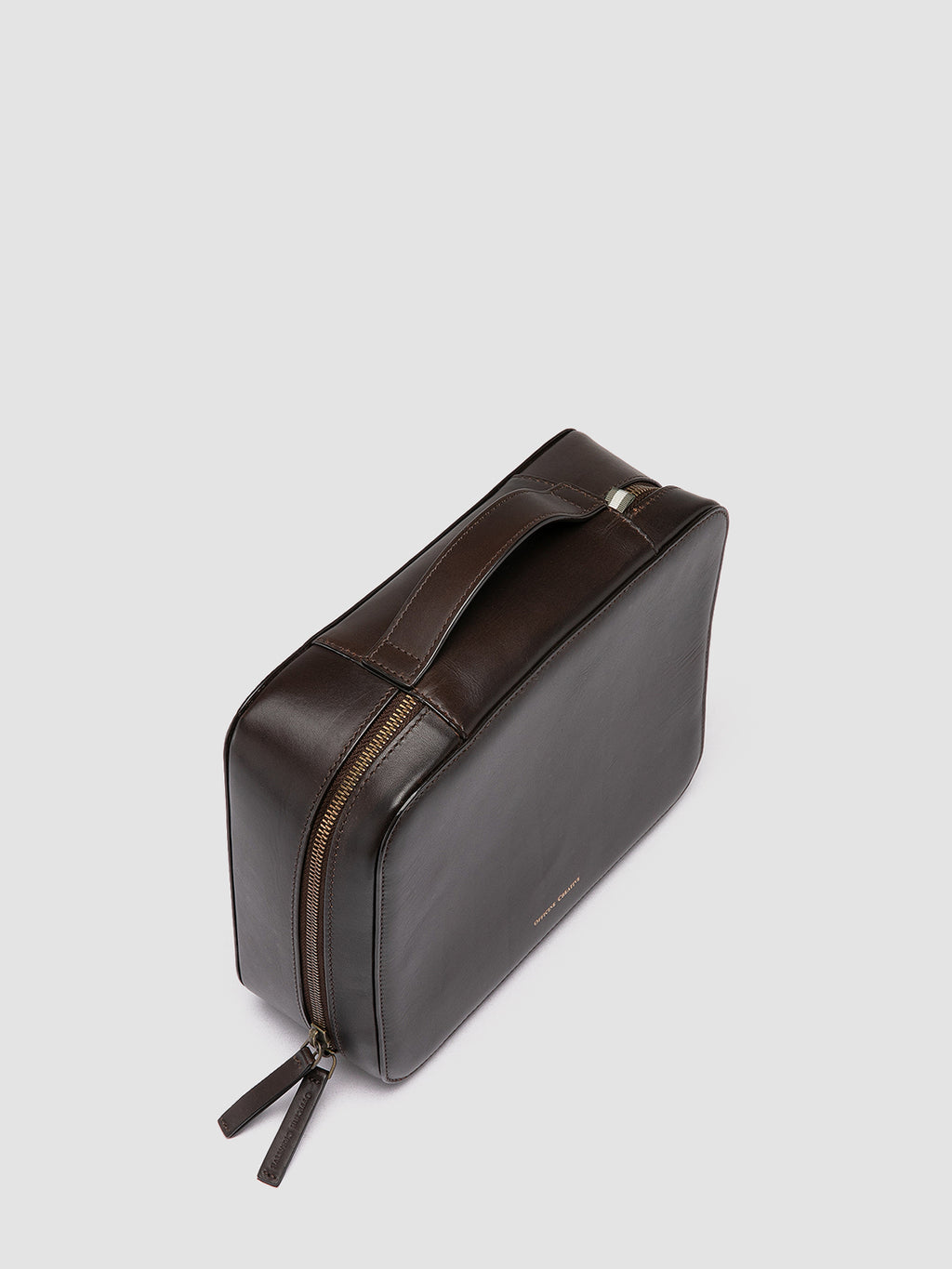 REISEETUI - braune mittelgroße Tasche - image 2,side view