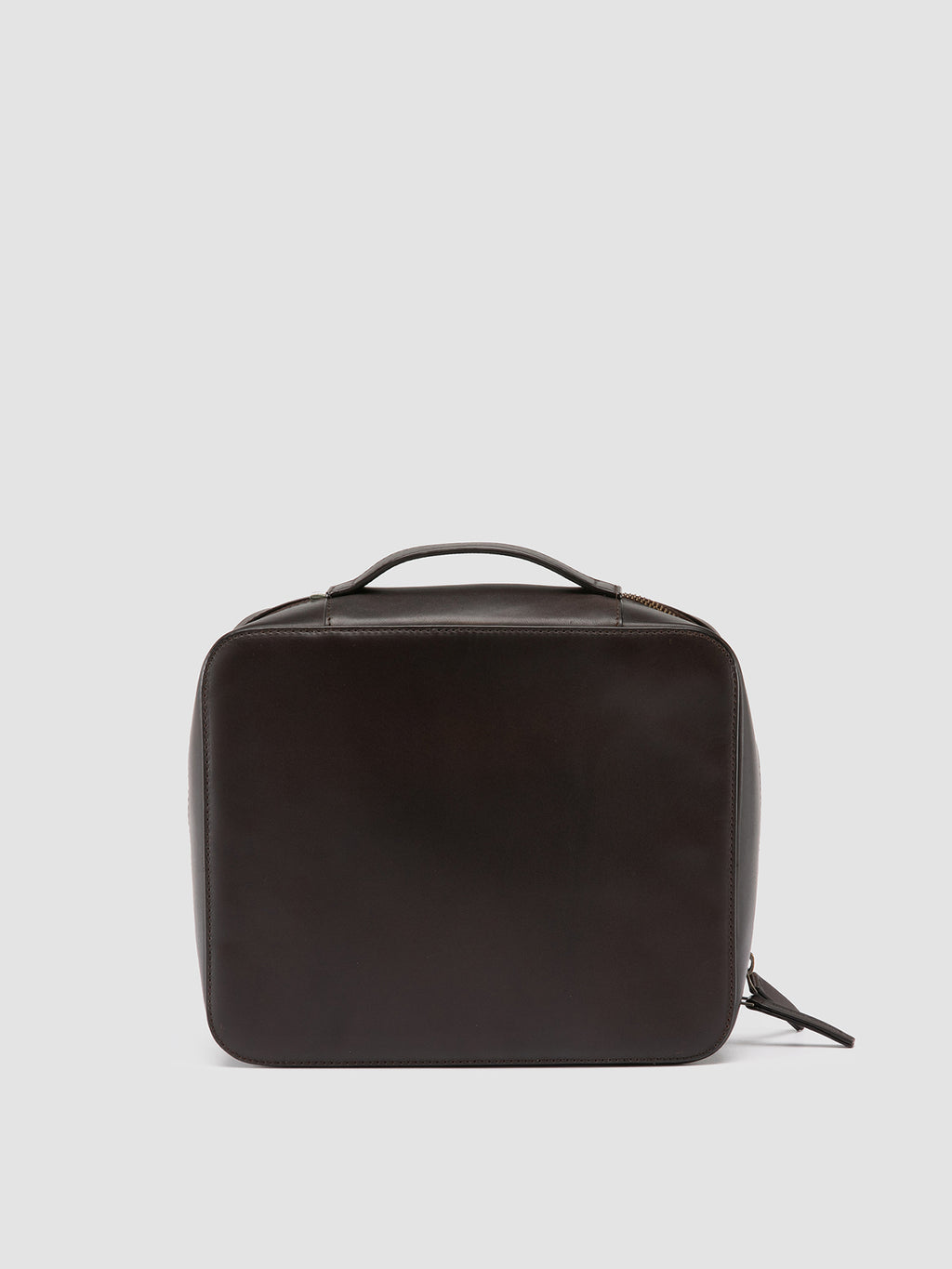 REISEETUI - braune mittelgroße Tasche - image 4,side view