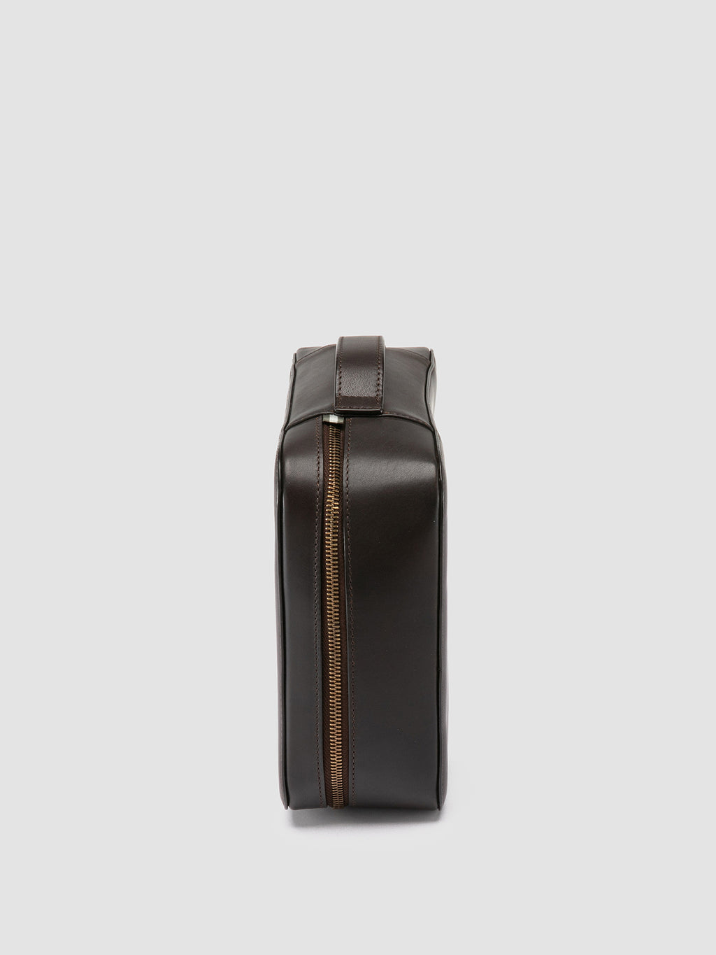 REISEETUI - braune mittelgroße Tasche - image 5,side view