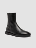 MARJORY 106 - Black Leather Zipped Boots - thumb image 3,side view