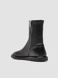 MARJORY 106 - Black Leather Zipped Boots - thumb image 4,side view