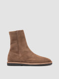 MARJORY 106 - Brown Suede Zipped Boots - thumb image 1,side view