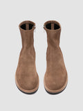 MARJORY 106 - Brown Suede Zipped Boots - thumb image 2,side view