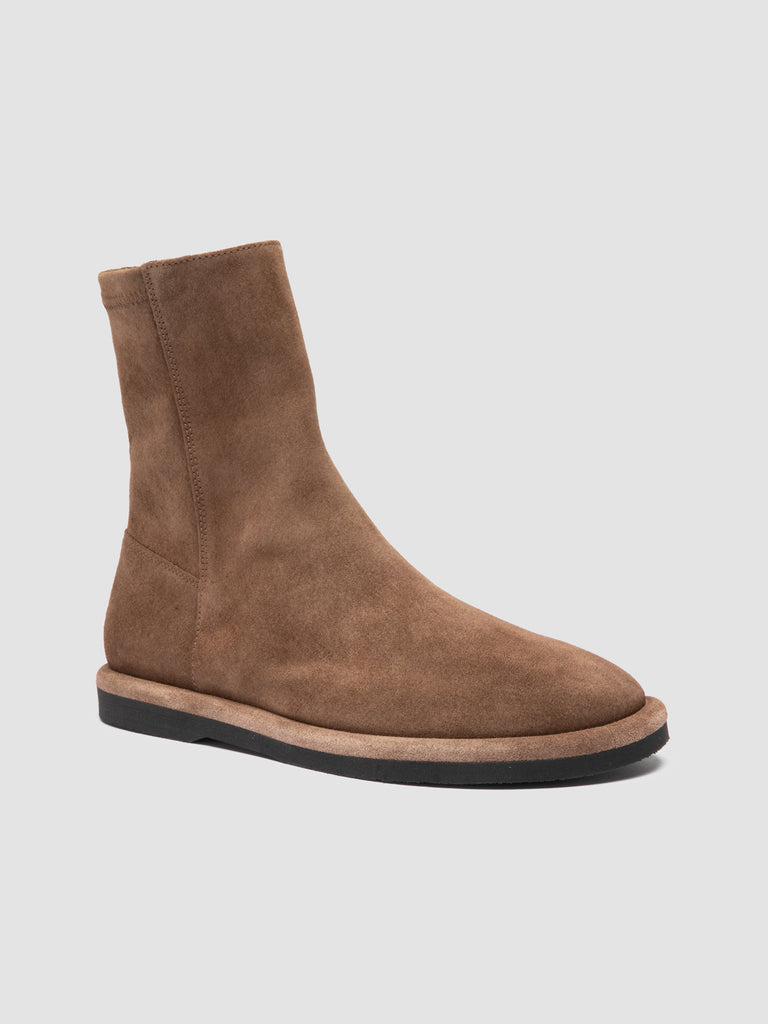 MARJORY 106 - Brown Suede Zipped Boots Officine Creative - 3