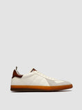 MILITIA 001 - White Leather Sneakers - thumb image 1,side view