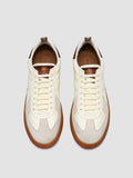 MILITIA 001 - White Leather Sneakers - thumb image 2,side view