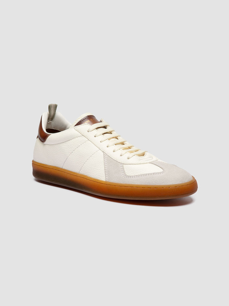 MILITIA 001 - White Leather Sneakers Officine Creative - 3