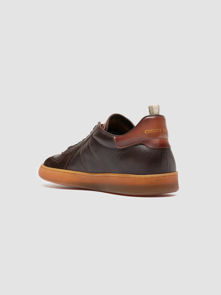 MILITIA 001 - Brown Leather Sneakers Officine Creative - 4
