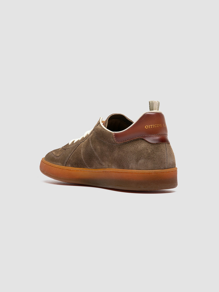 MILITIA 002 - Green Suede and Leather Sneakers Officine Creative - 4