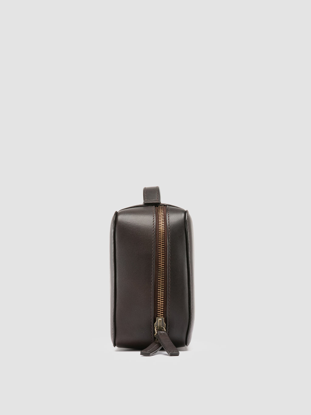 REISEETUI - braune Mini-Tasche - image 3,side view