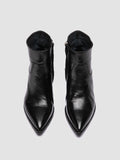 NOELIE DD 102 - schwarze Lederstiefel mit Reißverschluss - thumb image 2,side view