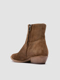 NOELIE DD 102 - braune Wildlederstiefel mit Reißverschluss - thumb image 4,side view
