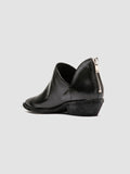 NOELIE DD 106 - Black Leather Zipped Boots - thumb image 4,side view