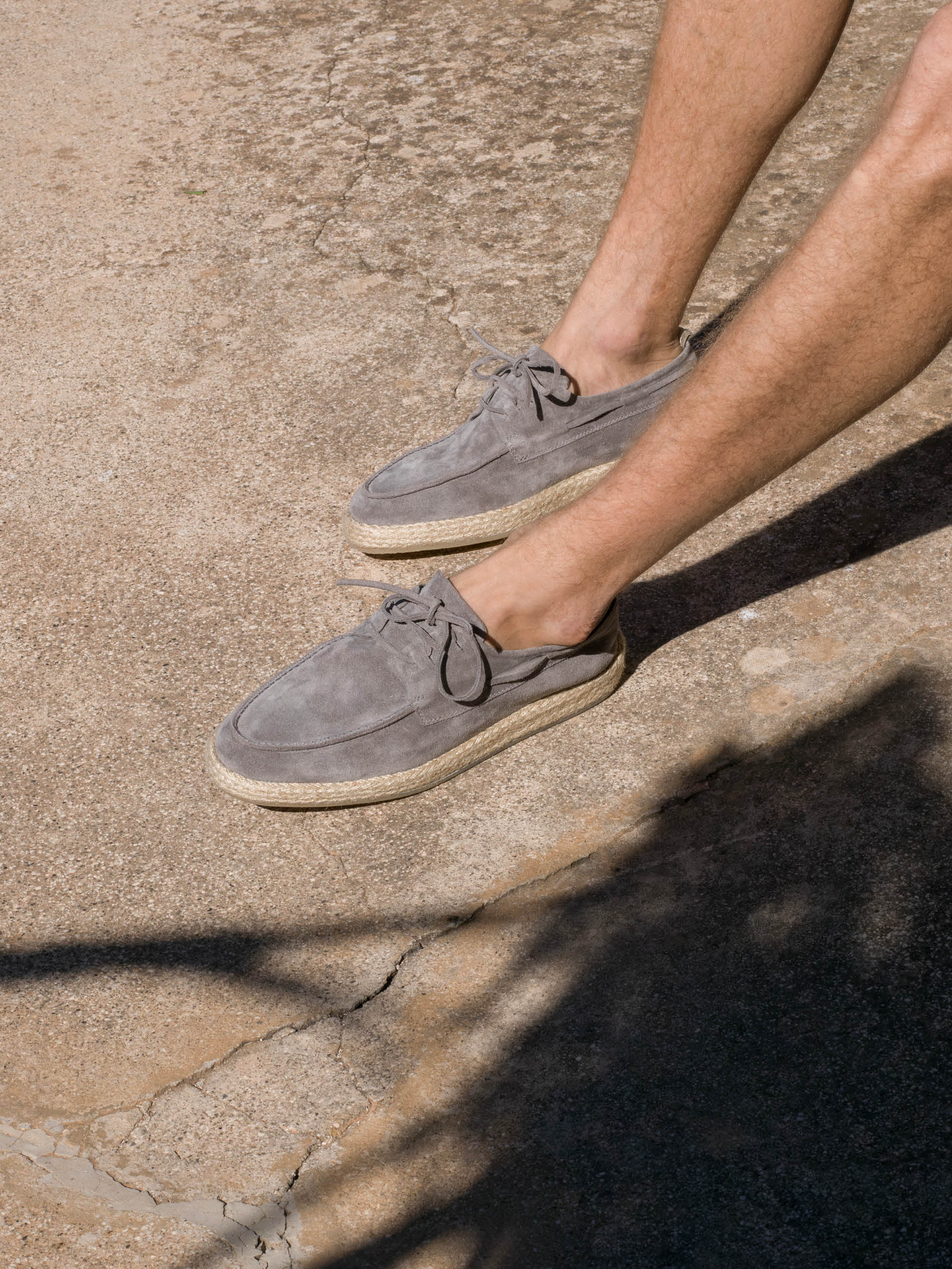 Officine Creative Barca Shoes Men Suede Handcrafted Alpargatas Espadrillas