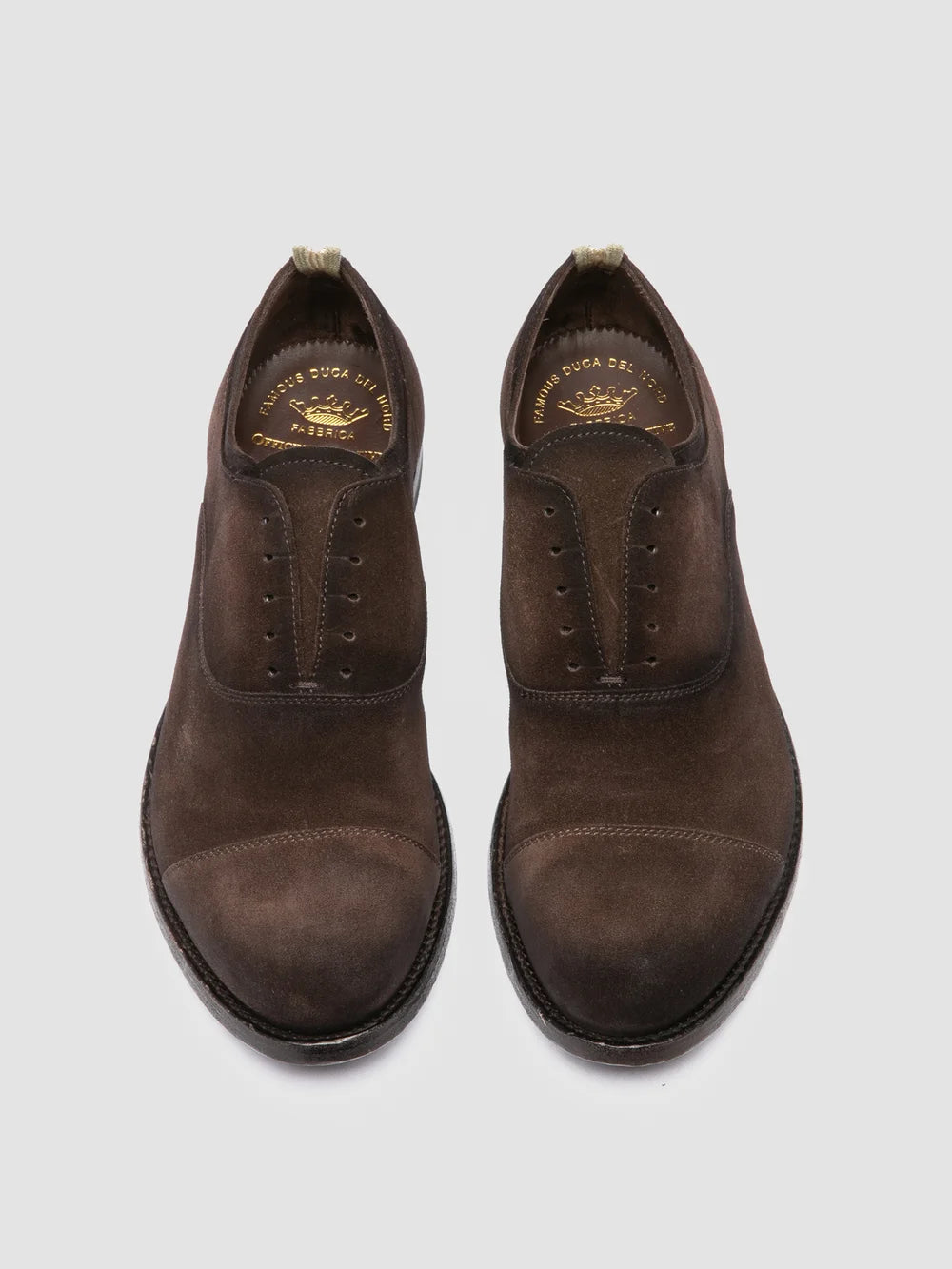ANATOMIA 08 - Brown Suede Oxford Shoes - image 2,side view