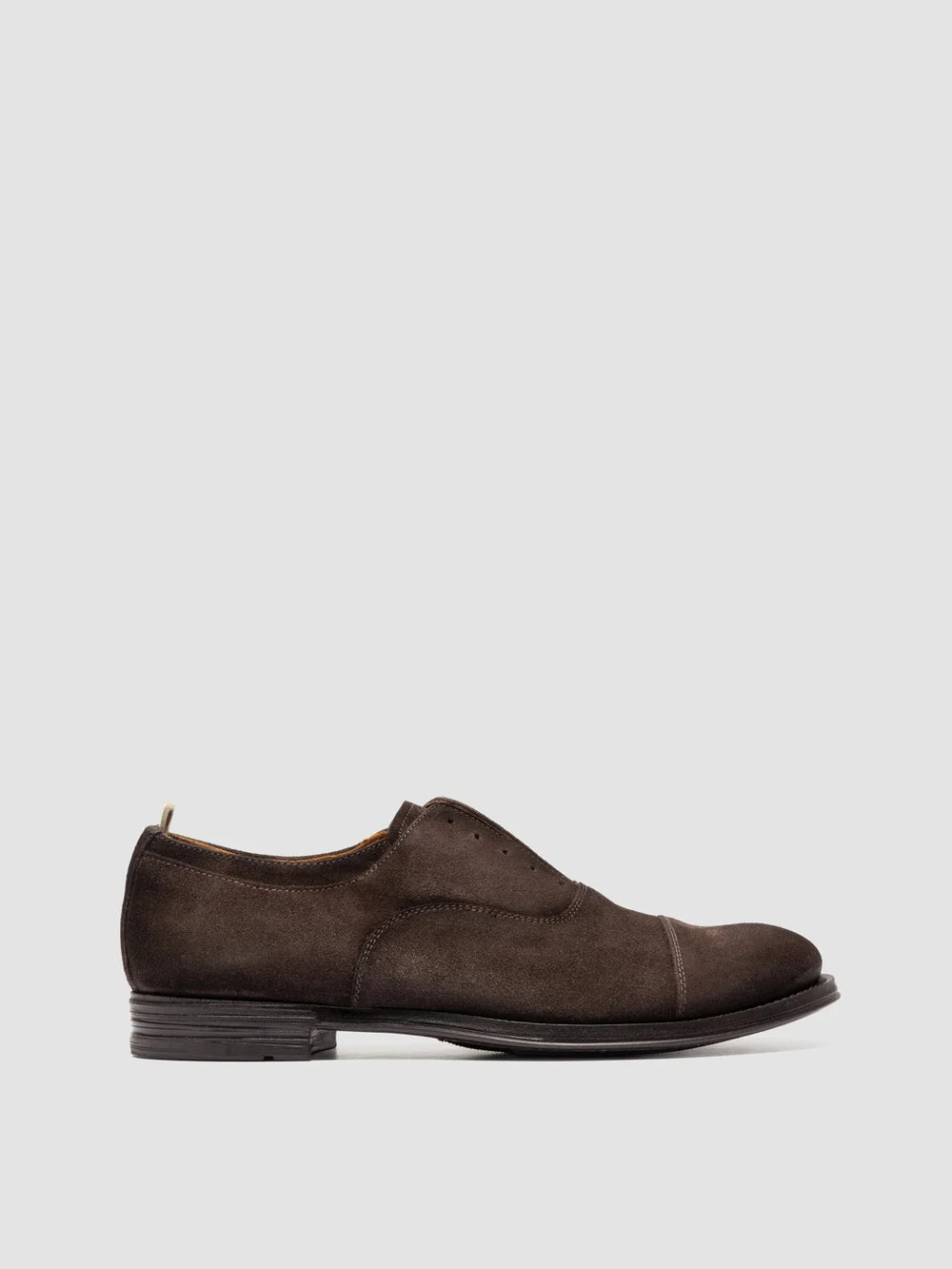 ANATOMIA 015 - Braune Oxford-Schuhe aus Wildleder - image 1,side view