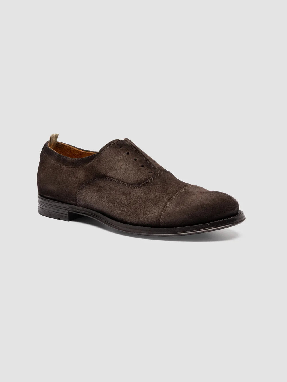 ANATOMIA 015 - Braune Oxford-Schuhe aus Wildleder - image 3,side view