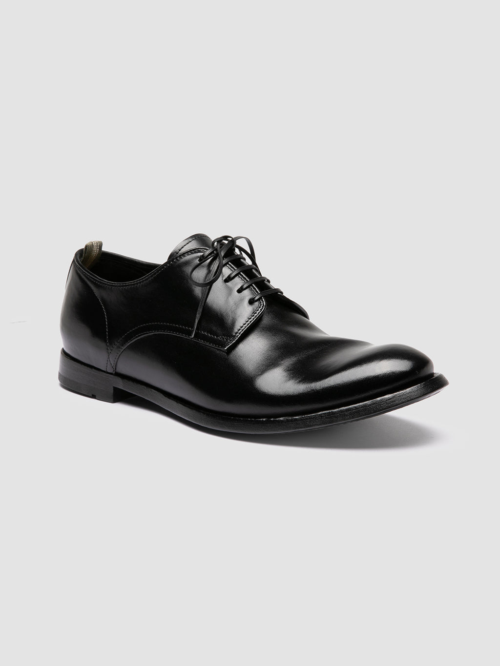 ANATOMIA 060 - Black Leather Derby Shoes - image 3,side view