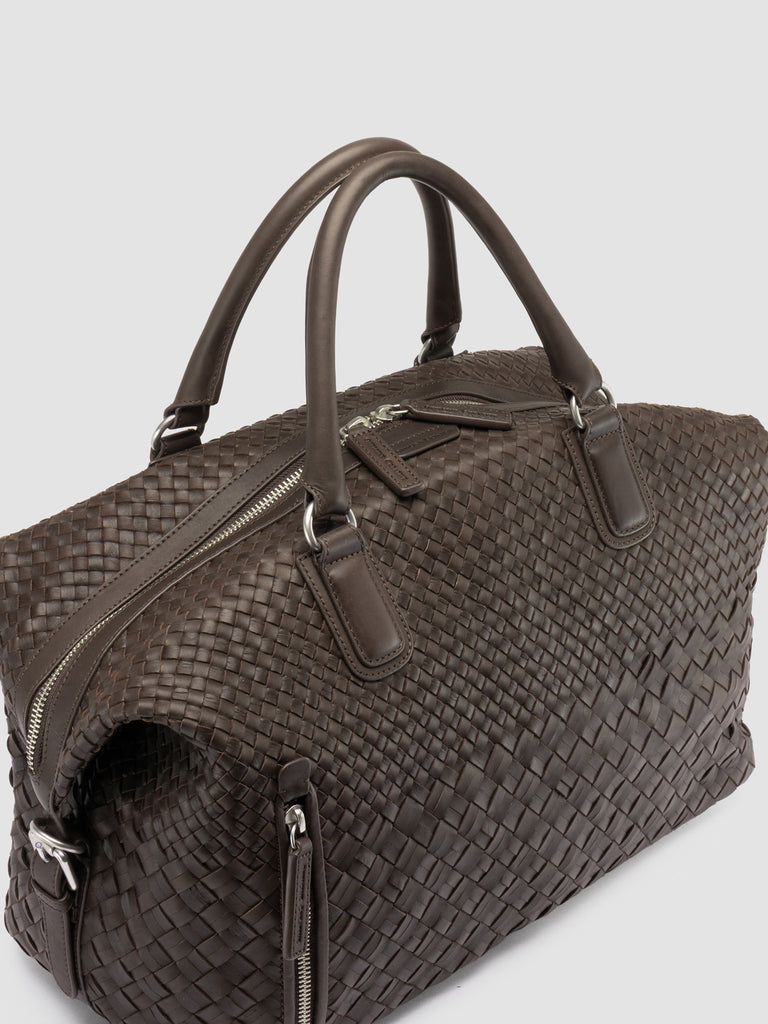 ARMOR 019 - Brown Leather Travel Bag