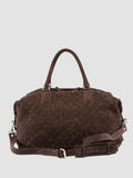 ARMOR 019 - Brown Leather Travel Bag - thumb image 4,side view