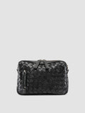 ARMOR 023 - Schwarze Pouch-Tasche aus Leder - thumb image 1,side view