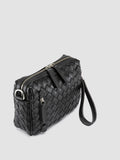 ARMOR 023 - Schwarze Pouch-Tasche aus Leder - thumb image 2,side view